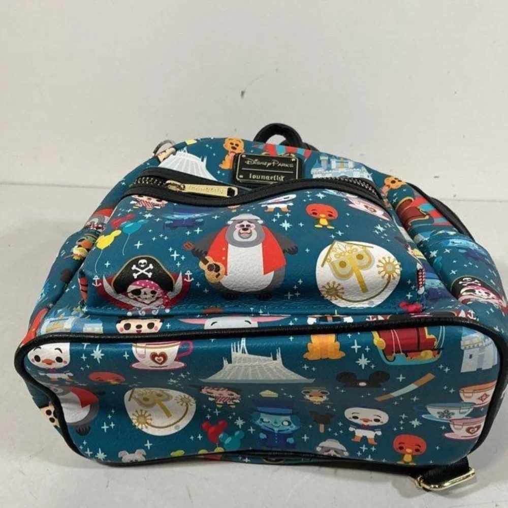 Loungefly x Disney Kids Chibi Backpack Blue and Black